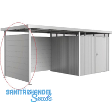 BIOHORT Seitendach-Seitenwand HighLine H3 silber-metallic