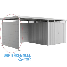 BIOHORT Seitendach-Seitenwand HighLine H4 silber-metallic