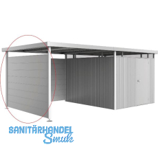 BIOHORT Seitendach-Seitenwand HighLine H5 silber-metallic