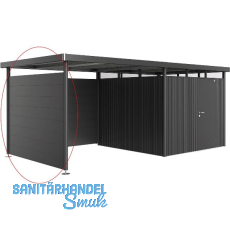 BIOHORT Seitendach-Seitenwand HighLine H4 dunkelgrau-metallic