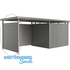 BIOHORT Seitendach-Seitenwand HighLine H3 quarzgrau-metallic BIOHORT Seitendach-Seitenwand HighLine H3 quarzgrau-metallic