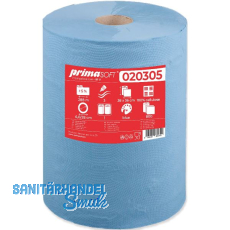 Putzpapier-Rolle IR V primaSOFT blau 3-lagig Packungsinhalt 1 Rollen