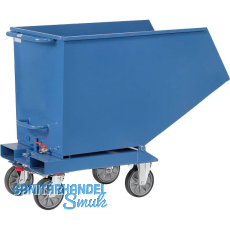 FETRA Muldenkipper mit Ablasshahn Inhalt 450 Liter