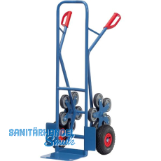 FETRA Treppenrodel mit 2 f�nfarmigen Rad-Sternen Tragkraft 200 kg 320 x 250 mm