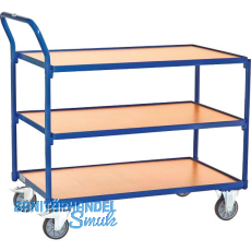 FETRA Tischwagen 3 Etagen 1000 x 600 mm Tragkraft 300 kg