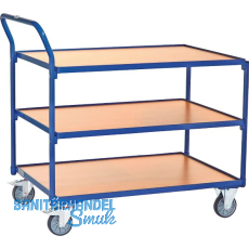 FETRA Tischwagen 3 Etagen 1000 x 700 mm Tragkraft 300 kg FETRA Tischwagen 3 Etagen 1000 x 700 mm Tragkraft 300 kg
