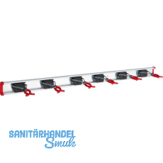 BRUNS Alu-Ger�tehalterschiene mit 6 Haltern L�nge 1000 mm