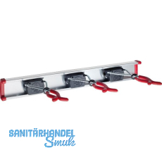 BRUNS Alu-Gerätehalterschiene mit 3 Haltern Länge 500 mm BRUNS Alu-Gerätehalterschiene mit 3 Haltern Länge 500 mm