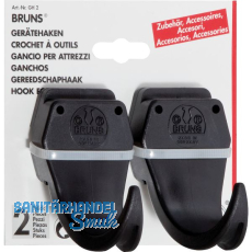 BRUNS Gerätehaken Inhalt 2 Stück BRUNS Gerätehaken Inhalt 2 Stück