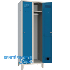 Garderobenschrank Abteilanzahl 2 RAL7035/5010