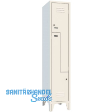 Z-Garderobenschrank Abteilanzahl 2 RAL7035 lichtgrau