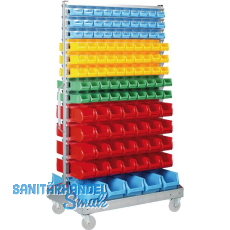 ALLIT Fahrregal ProfiPlus 1200 x 715 x 1160 mm ohne Sichtlagerkästen ALLIT Fahrregal ProfiPlus 1200 x 715 x 1160 mm ohne Sichtlagerkästen