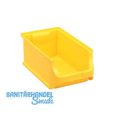 ALLIT Sichtlagerkasten Gr��e 4 Farbe gelb 355 x 205 x 150 mm