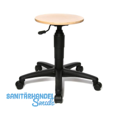 TOPSTAR Drehstuhl Tec60 Buchensitz Rollen TOPSTAR Drehstuhl Tec60 Buchensitz Rollen