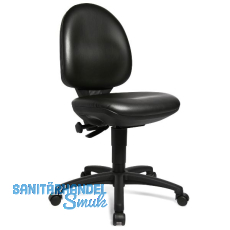 TOPSTAR Drehstuhl Tec50 Kunstleder Gleiter, Fußring TOPSTAR Drehstuhl Tec50 Kunstleder Gleiter, Fußring