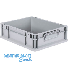 ALLIT Eurobox in Industriequalit�t grau geschlossen 400 x 300 x 120 mm