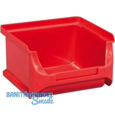 ALLIT Sichtlagerkasten Gr��e 1 rot 102 x 100 x 60 mm