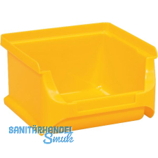 ALLIT Sichtlagerkasten Größe 1 gelb 102 x 100 x 60 mm ALLIT Sichtlagerkasten Größe 1 gelb 102 x 100 x 60 mm