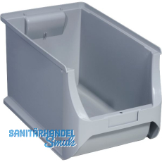 ALLIT Sichtlagerkasten Gr��e 4H grau 355 x 205 x 200 mm