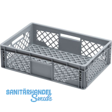 Eurokasten in grau vergittert 600 x 400 x 170 mm Eurokasten in grau vergittert 600 x 400 x 170 mm