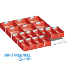 LISTA Einsatzkästen 27E x 36E für Fronthöhe 50 mm 18-teilig LISTA Einsatzkästen 27E x 36E für Fronthöhe 50 mm 18-teilig