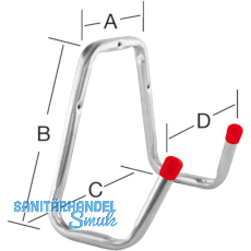 Universalhaken 150 x 245 x 125 mm verzinkt