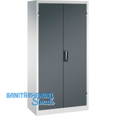 C+P Flügeltürschrank 1950x930x500 mmRAL 7035 lichtgrau/7016 anthrazit C+P Flügeltürschrank 1950x930x500 mmRAL 7035 lichtgrau/7016 anthrazit
