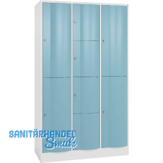 C+P Kombi Schließfachschrank Resisto 1950 x 1148 x 540 mm C+P Kombi Schließfachschrank Resisto 1950 x 1148 x 540 mm