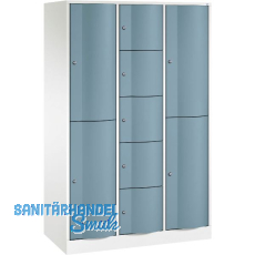 C+P Kombi Schließfachschrank Resisto 1950 x 1148 x 540 mm C+P Kombi Schließfachschrank Resisto 1950 x 1148 x 540 mm