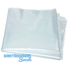 Bauschuttsack 70 Liter, 600 x 1200mm 50 Stück ohne Zugband transparent Bauschuttsack 70 Liter, 600 x 1200mm 50 Stück ohne Zugband transparent