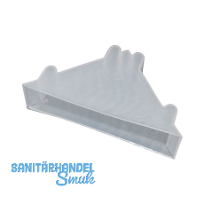 Kantenschutzecke geschlossen mit Druckpolster transparent 16 x 50 mm