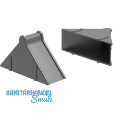 Kantenschutzecke geschlossen schwarz 29 x 68,2 x 68,2 mm