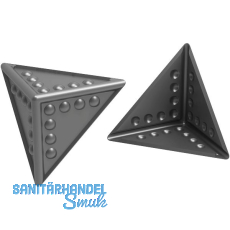 Kantenschutzecke geschlossen schwarz 100 x 100 x 127 mm