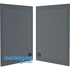 SEMLOC Lochwand f�r Ecke 1081 x 782 x 24 mm schwarz