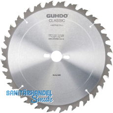 GUHDO HW-Zuschneid-Kreissägeblatt 450x4x30 mm Z40 WZ GUHDO HW-Zuschneid-Kreissägeblatt 450x4x30 mm Z40 WZ