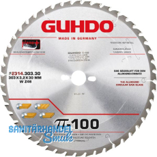 GUHDO Massiv-Allround Kreiss�geblatt 303x3,2x30 mm Z46 WZ