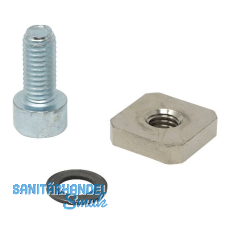 SI-TEC Gleitstein mit Schrauben zu Anschlagplatte