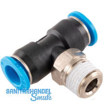 Pneumatik T-Einschraubanschluss, Durchmesser DM 6 mm, 1/8"