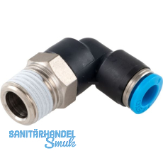 Pneumatik Winkeleinschraubanschluss, Durchmesser DM 6 mm, 1/4"