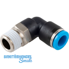 Pneumatik Winkeleinschraubanschluss, Durchmesser DM 8 mm, 1/4"