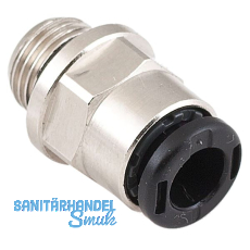 Pneumatik Einschraubanschluss, gerade, Durchmesser DM 4 mm, 1/8"