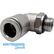 L-Steckverschraubung NPQM-L-G18-Q8-P10, 8-1/8 L-Steckverschraubung NPQM-L-G18-Q8-P10, 8-1/8