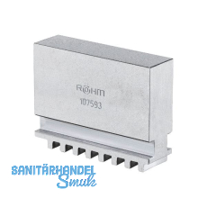 RÖHM Blockbacken BL DIN 6350 Typ 301 für ZG/ZS 80 mm/3 Backen ungestuft RÖHM Blockbacken BL DIN 6350 Typ 301 für ZG/ZS 80 mm/3 Backen ungestuft