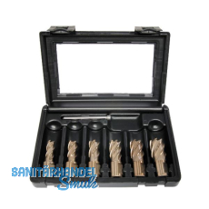 ALFRA Metallkernbohrer-Set HSS -Co ECO 6-teilig Schnitttiefe 30 mm ALFRA Metallkernbohrer-Set HSS -Co ECO 6-teilig Schnitttiefe 30 mm