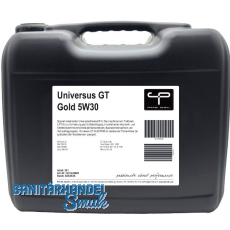 PHI OIL Universal Hydraulik-und Getriebeöl Universus GT Gold 5W30, 20 Liter PHI OIL Universal Hydraulik-und Getriebeöl Universus GT Gold 5W30, 20 Liter