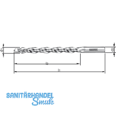 MAWEX Fr�sbohrer HSS 10X90X148 mm f�r Kopierfr�smaschinen