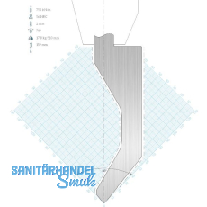 LVD Standard-Oberwerkzeug LVD-Classic-Aufnahme D10 gekr. L=550 78� 750kN 12tlg.