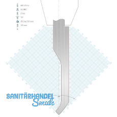 LVD Standard-Oberwerkzeug WILA-Aufnahme E10W gekr�pft L=250 78� 680kN
