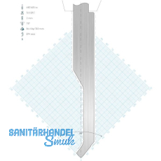 LVD Standard-Oberwerkzeug WILA-Aufnahme E15W gekr�pft L=510 78� 680kN