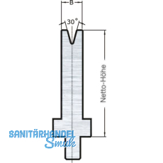 LVD Stone-Radius bei Standard 1-V-Matrize V=12 L=550 30° 460kN 12-teilig LVD Stone-Radius bei Standard 1-V-Matrize V=12 L=550 30° 460kN 12-teilig